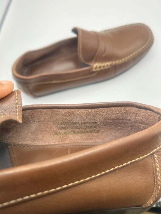 Florsheim Men's Brown Leather Penny Loafers Size 9 - Picture 5 of 5